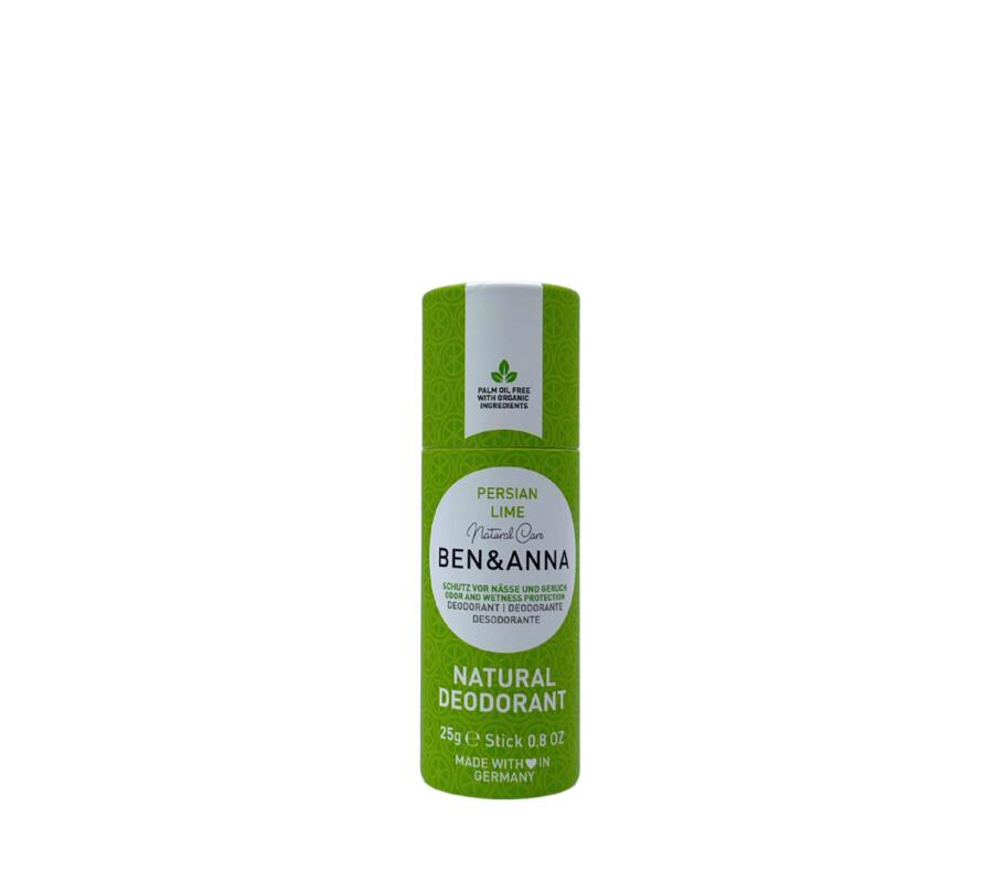 Deodorant BEN&ANNA PERSIAN LIME, pachet de călătorie 25 g