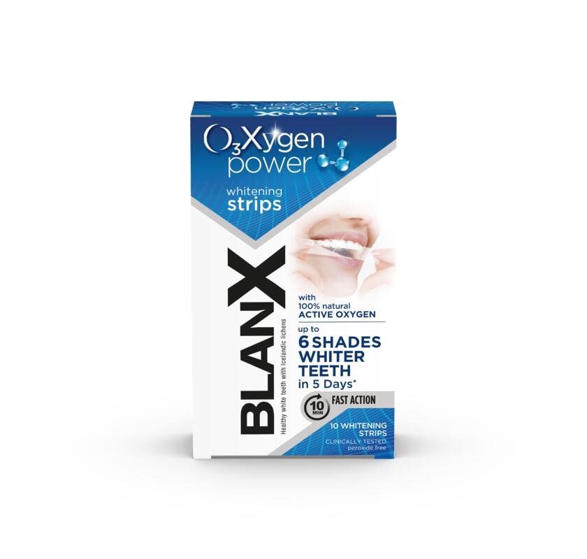 Benzi de albire BlanX Oxygen Power, 10 buc.