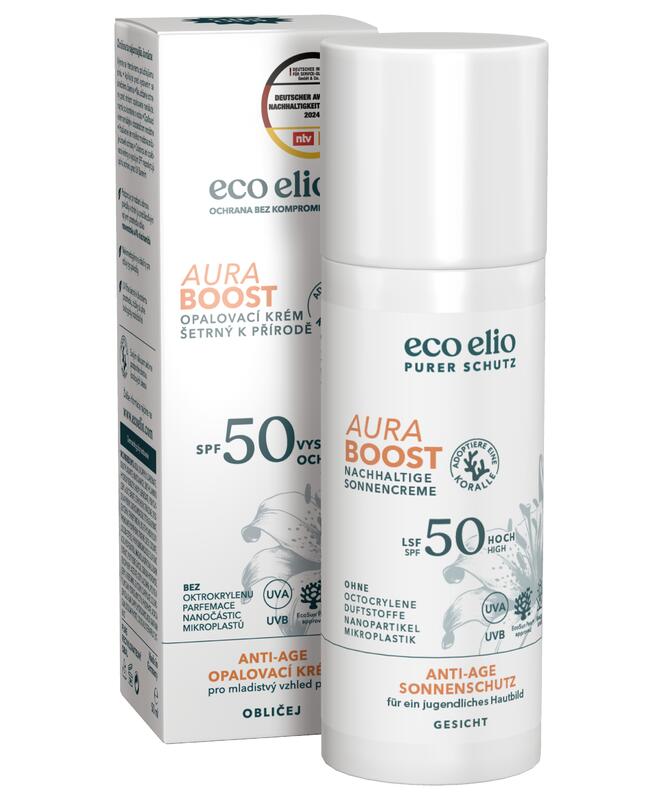 Cremă de protecție solară ECO ELIO AURA BOOST SPF 50, 50 ml