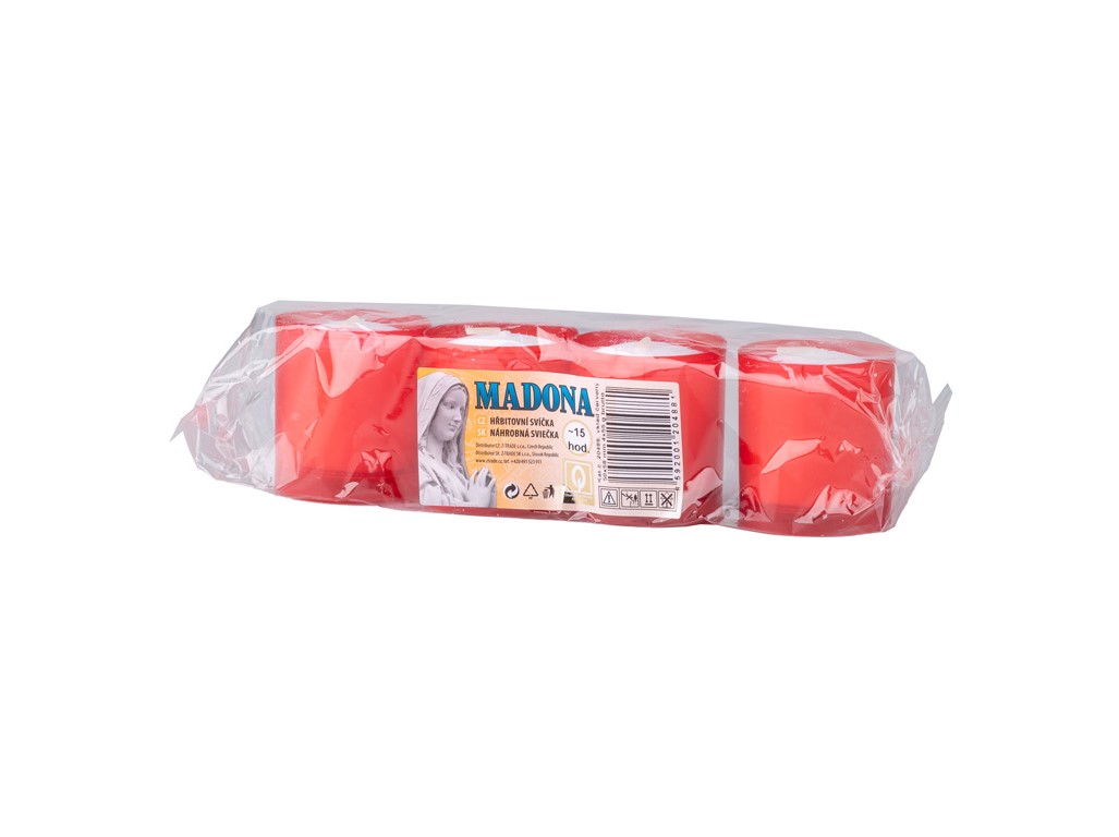 Madonna 55g 15h. 4 bucăți presate roșii