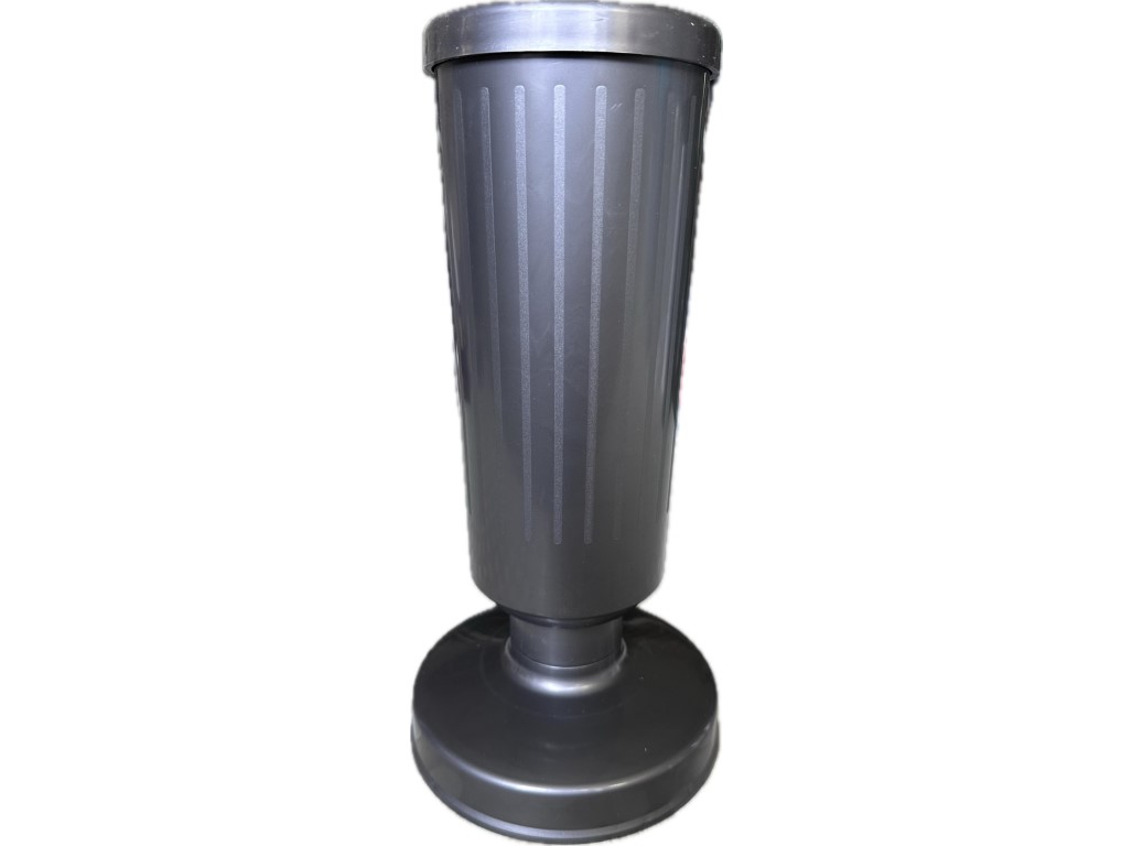 Vază de cimitir Madonna din plastic cu greutatea de 30 cm - grafit