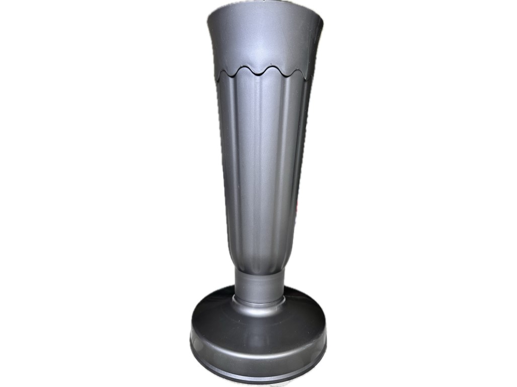 Vază de cimitir Madonna din plastic cu greutatea de 32 cm - grafit
