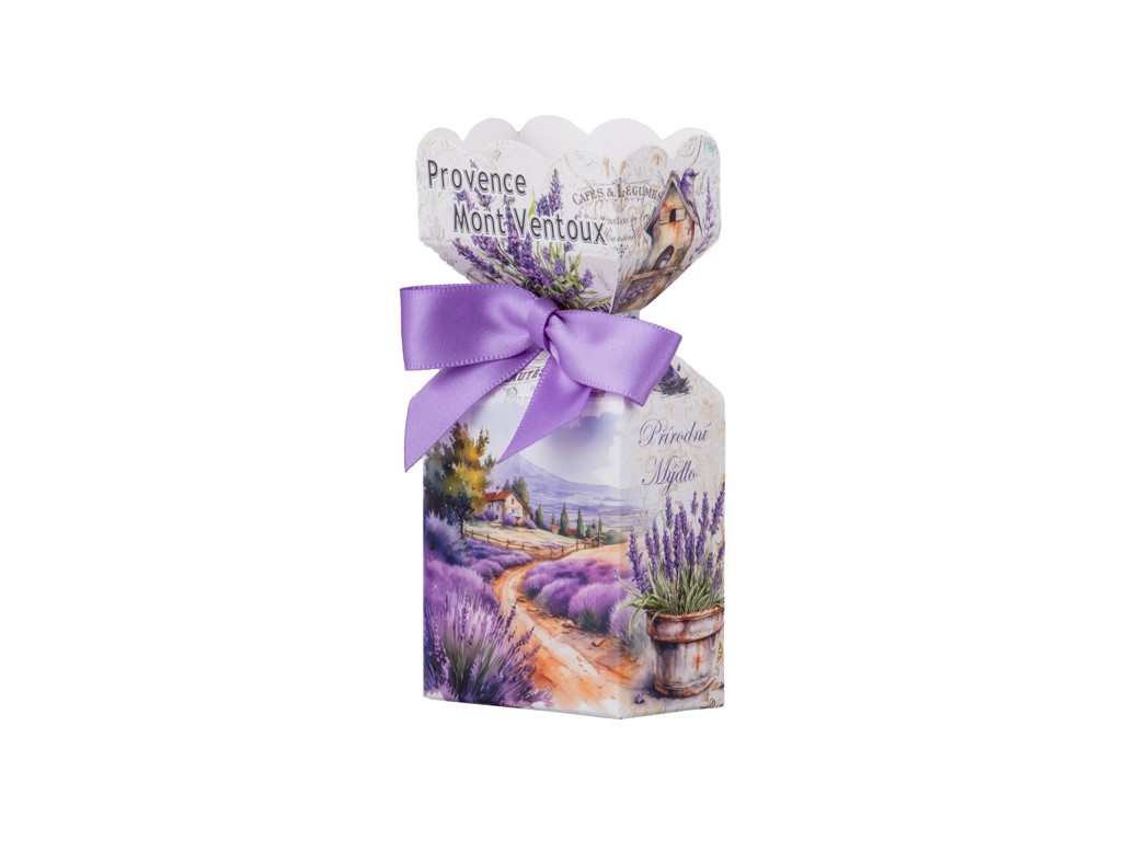 Săpun Provence Mont Ventoux în cutie, violet 90g