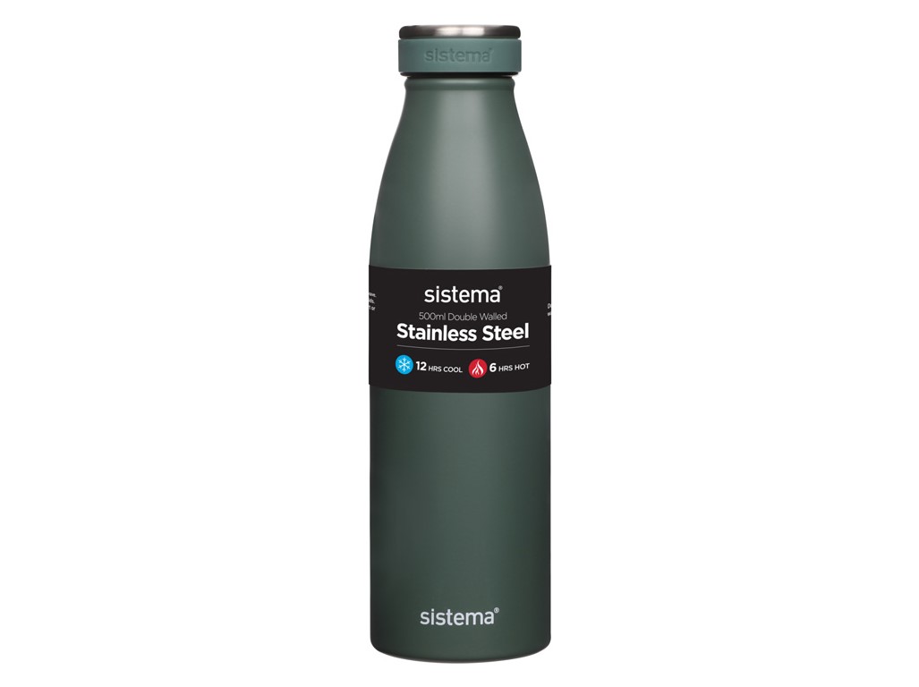 Termos Sistema Hydrate din oțel inoxidabil 500 ml, verde