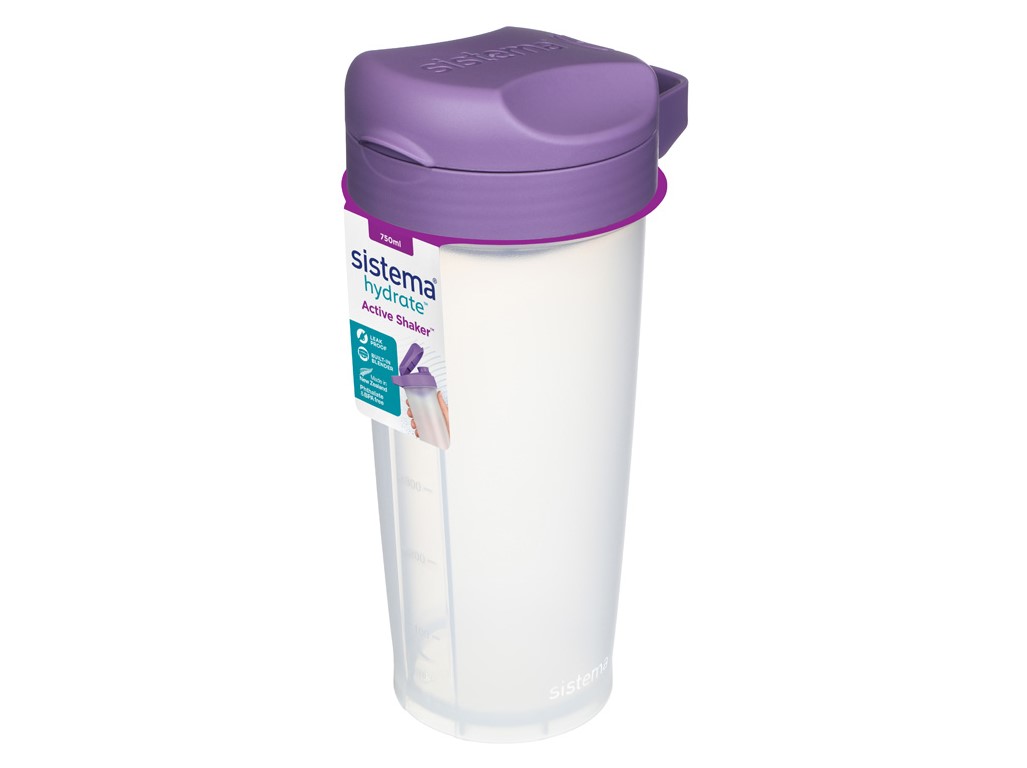 Shaker Sistema Hydrate 750 ml, violet