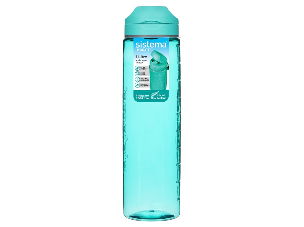 Bidon Sistema Tritan Hydrate Flip Top 1 l, mentă