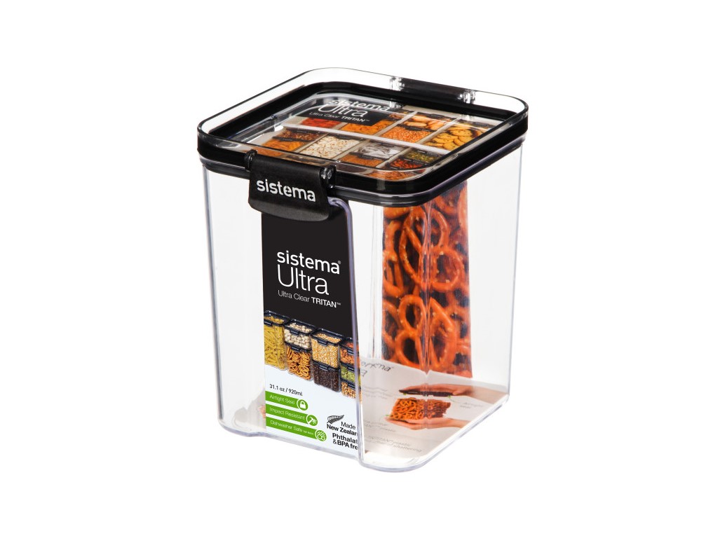 Borcan pentru depozitarea alimentelor Sistema Ultra 920 ml