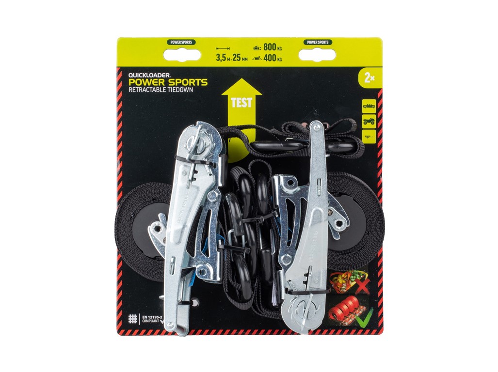 Încărcător rapid retractabil 800 kg • 3,5 m x 25 mm