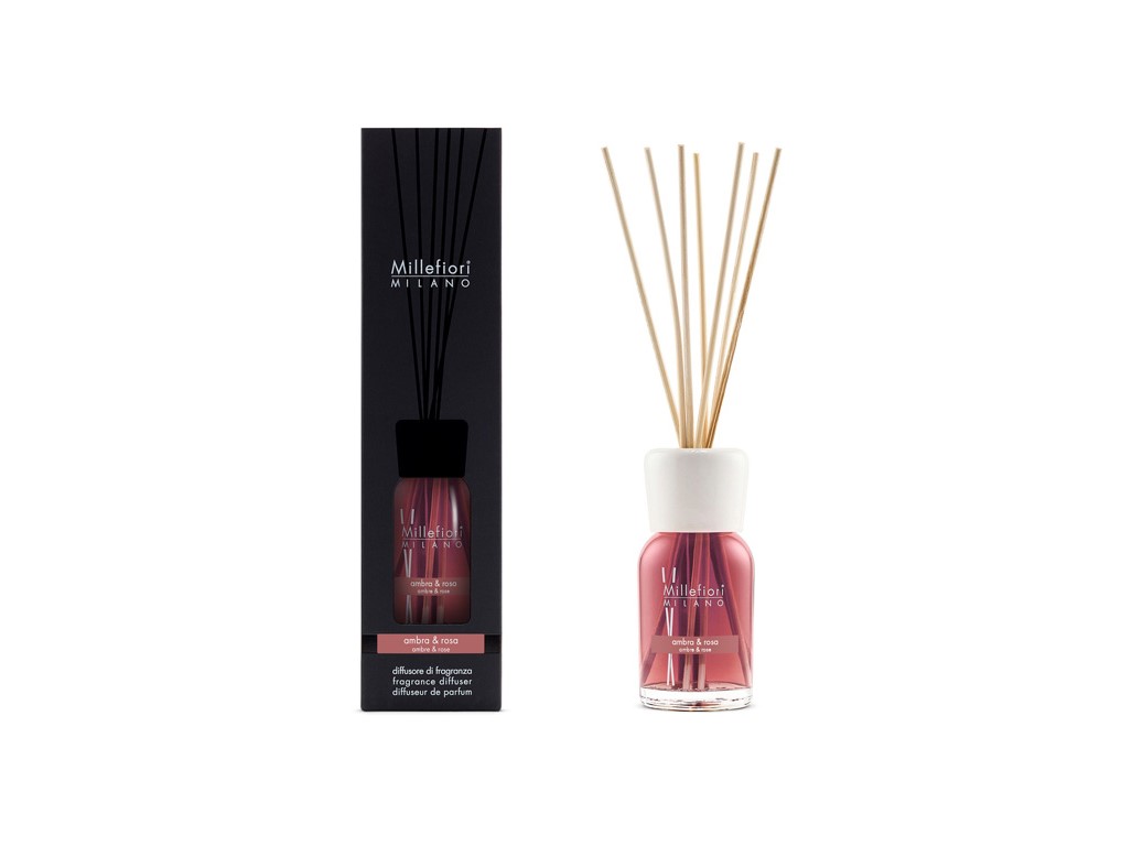 Millefiori Milano Ambra & Rosa difuzor 100 ml