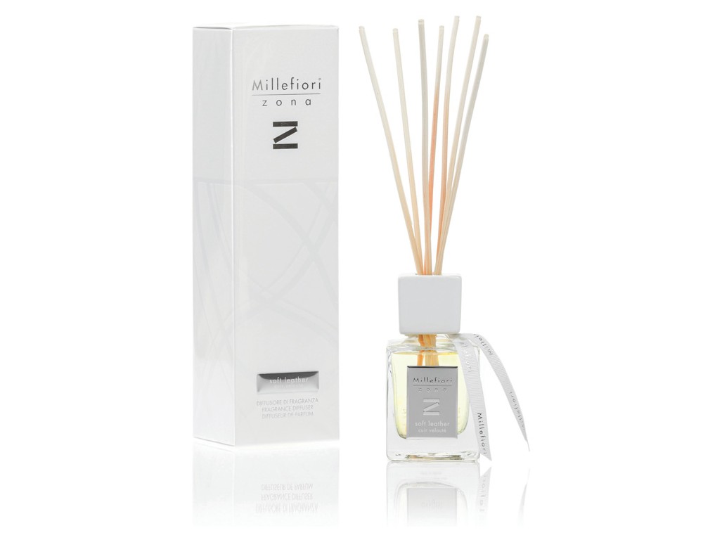 Difuzor de aromă Millefiori Zona Soft Leather 100ml