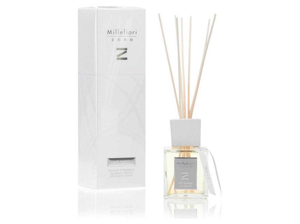 Difuzor de aromă Millefiori Zona Soft Leather 250 ml