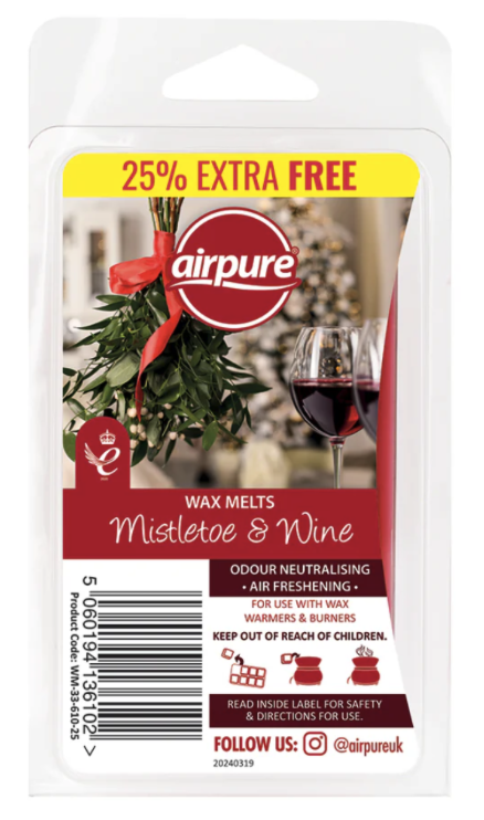 Ceară pentru lampă Airpure Aroma 86g Vin fiert