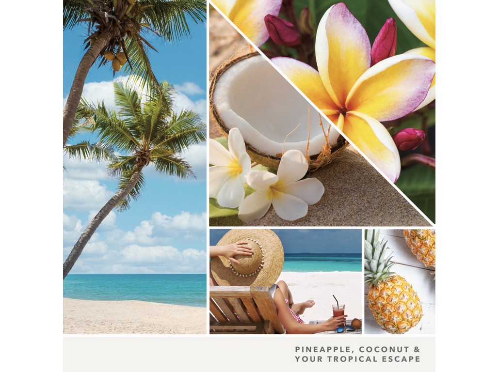 Lumânare Yankee Coconut Beach Signature Medium