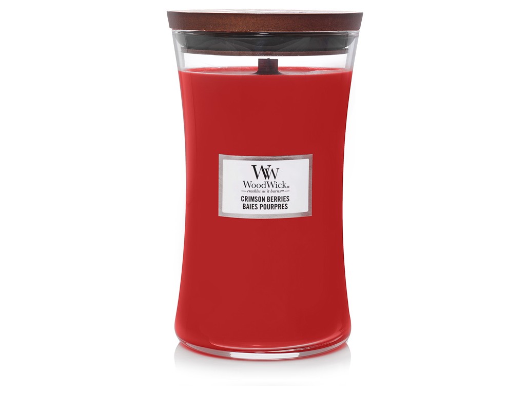 Vază mare WoodWick Crimson Berries