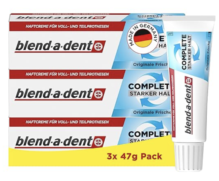 Cremă fixatoare Blend-a-dent Originală 3x47g