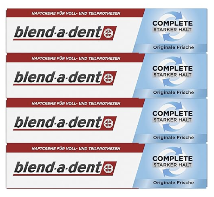 Cremă fixatoare Blend-a-dent Originală 4x47g