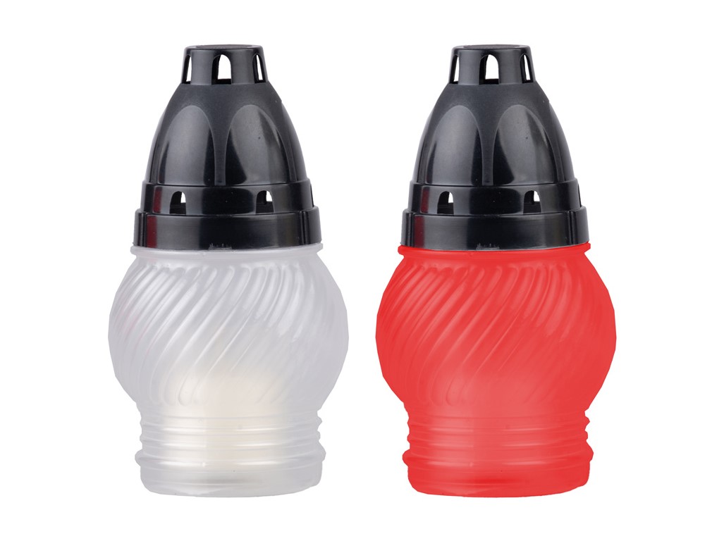 Pahar de cimitir din plastic, 14 cm, inserție 30g, amestec 9h.