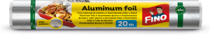 Folie de aluminiu Fino, lățime 29 cm, grosime folie de aluminiu 10,5 µ, lungime 20 m