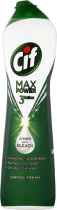 Cremă lichidă cu nisip Cif MaxPower Spring Fresh, 450 ml