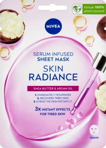 Mască textilă iluminatoare Nivea Skin Radiance, 1 buc.