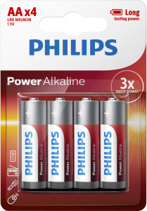 Baterie Philips Longlife Power AA 4 buc LR6 Mignon 1.5V