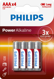 Baterie Philips Power Alkaline 2 buc AAA LR03 Micro 1.5V