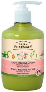 Săpun lichid Green Pharmacy Almond and Sheep cu dozator 460 ml