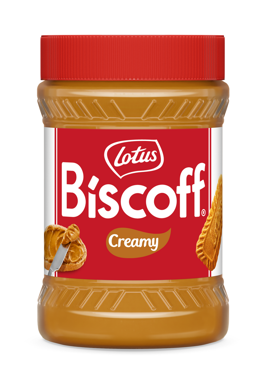 Cremă de biscuiți Lotus Biscoff, cremoasă, cu zirconii cubici 720 g