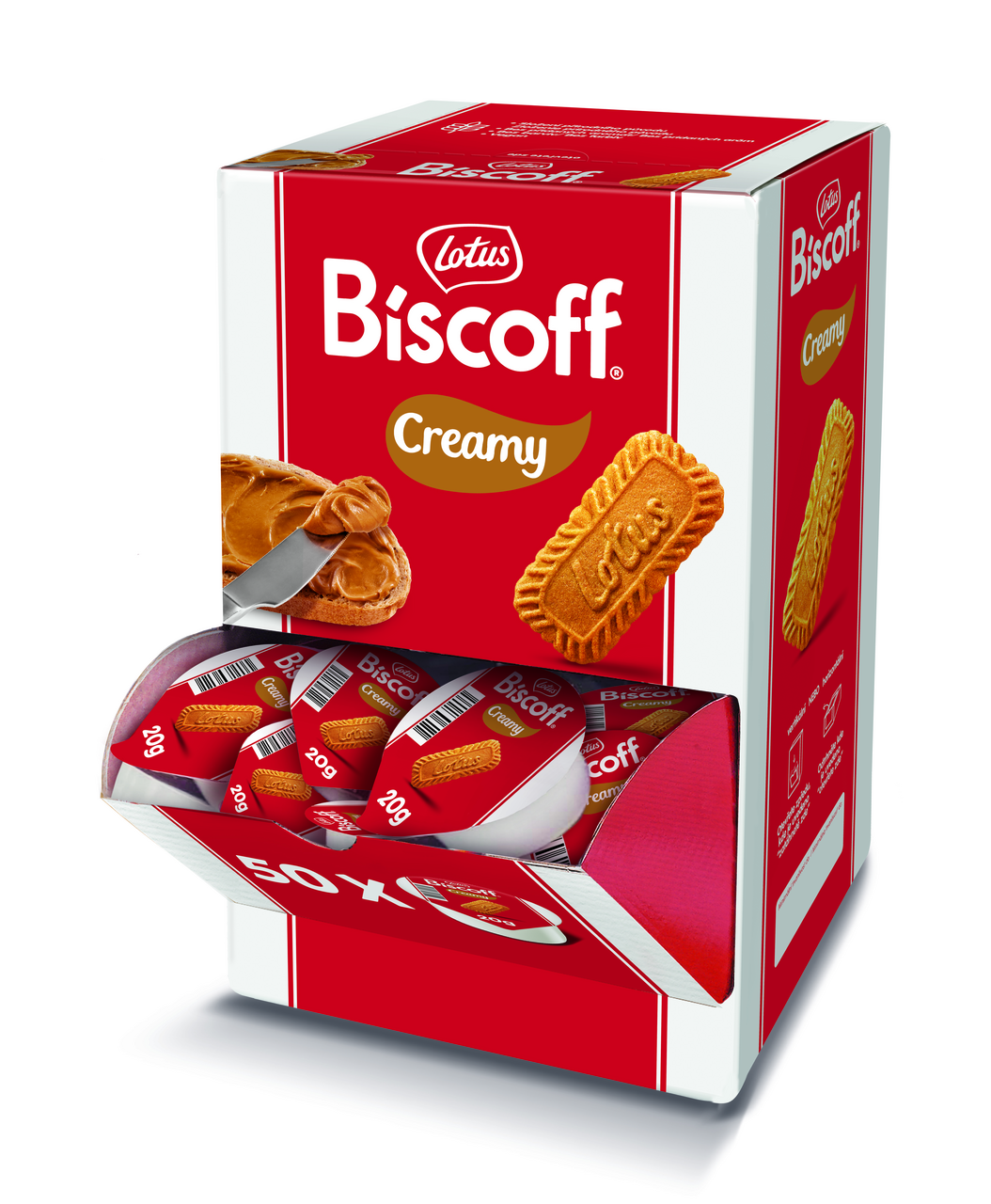 Cremă de prăjituri cremoasă Lotus Biscoff 50 x 20 g