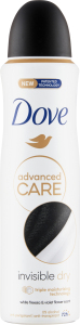 Spray antiperspirant Dove Advanced Care Invisible Dry 150 ml