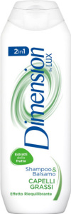 Dimension by LUX Șampon și balsam 2 în 1 pentru păr gras, 250 ml