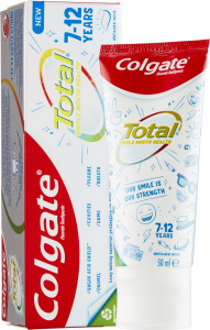 Pastă de dinți Colgate Total Junior 7-12 ani, 50 ml