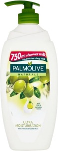 Cremă de duș Palmolive Naturals Olive & Milk cu pompă 750 ml