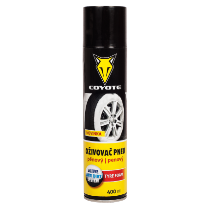 COYOTE Spumă revigorantă pentru anvelope 400 ml