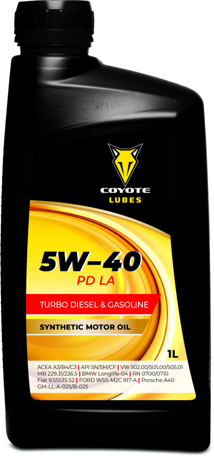 LUBRIFIANȚI COYOTE 5W-40 PD LA 1 L