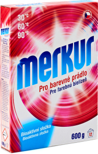 Detergent de rufe Merkur Biocolor pentru haine colorate, 600 g