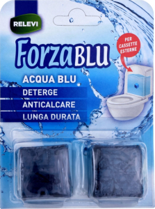 Tablete Forzablu Acqua Blu Granforte pentru rezervorul de toaletă, 2 buc.