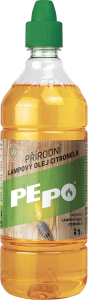 PE-PO ulei natural de lampă citronella, 1 l