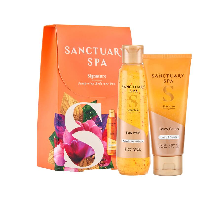 Sanctuary Spa Set cadou duo de îngrijire corporală Signature Pampering