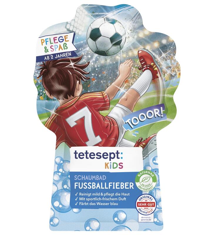 TETESEPT Baie cu spumă pentru febra fotbalului, 40 ml