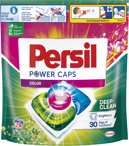 Capsule de spălat PERSIL Power-Caps Deep Clean Color Doypack 29 spălări, 406g