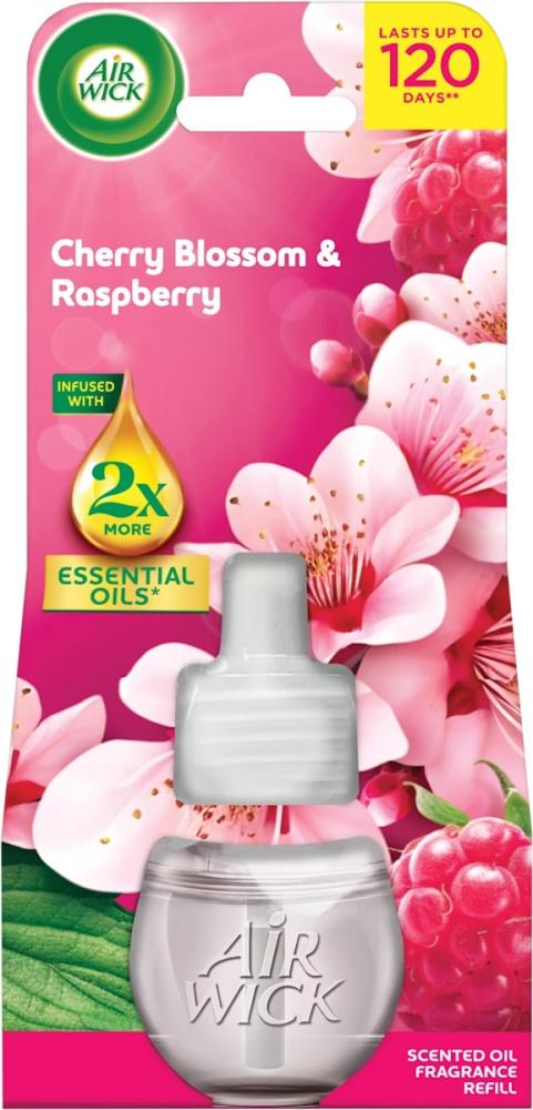 Rezervă electrică Air Wick 19ml Cherry Blossom și Zmeură Bucăți