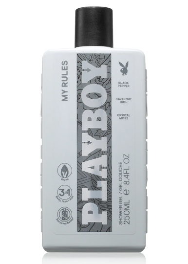 Gel de duș Playboy My Rules 3 în 1 pentru bărbați