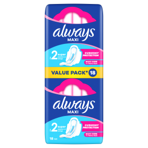 Inserții Always (18 buc/folie) Maxi Super Duo