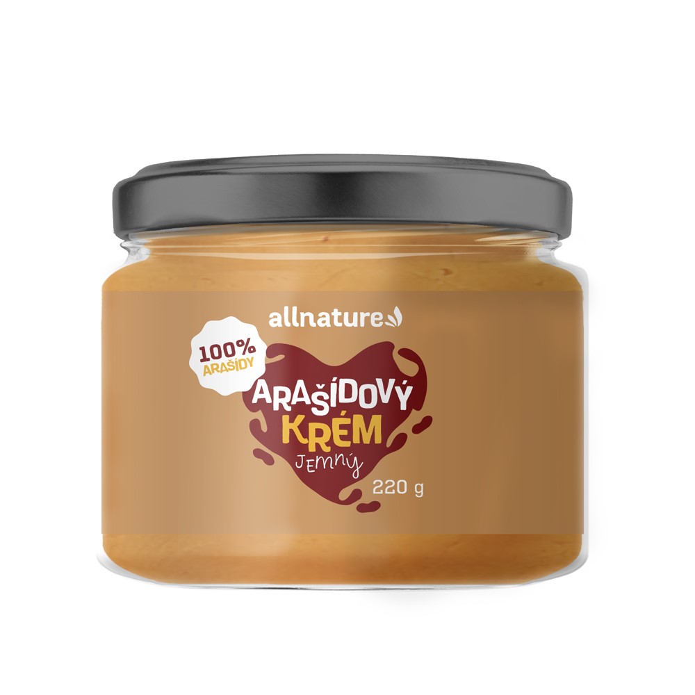 Cremă de arahide Allnature moale 220 g