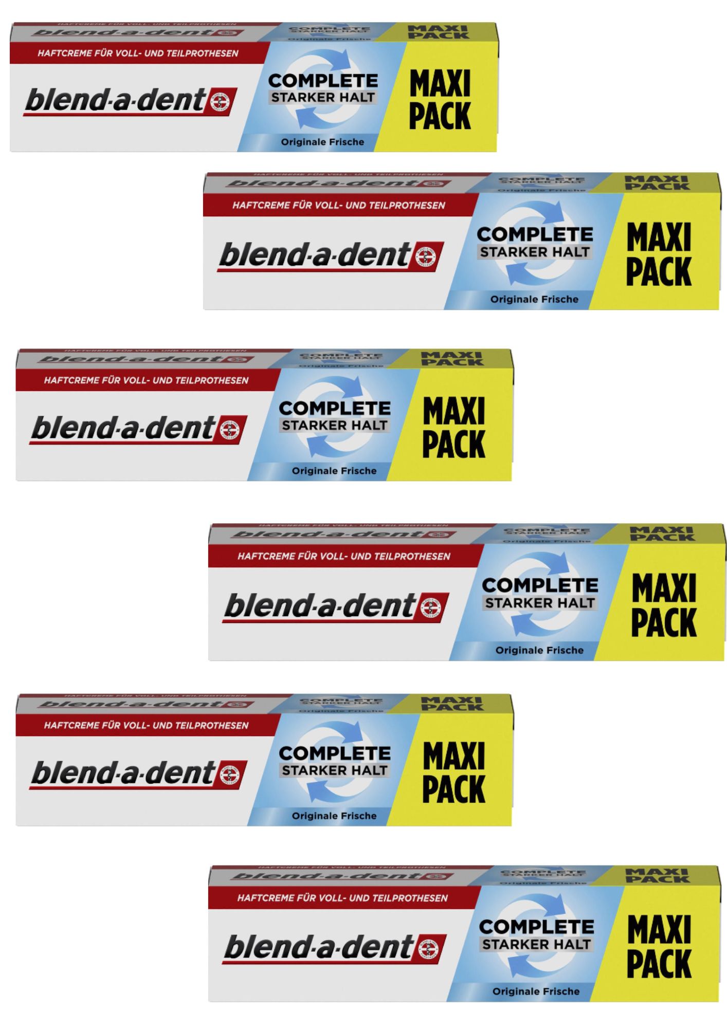 Cremă fixatoare pentru proteze dentare Blend-a-dent 6x70ml