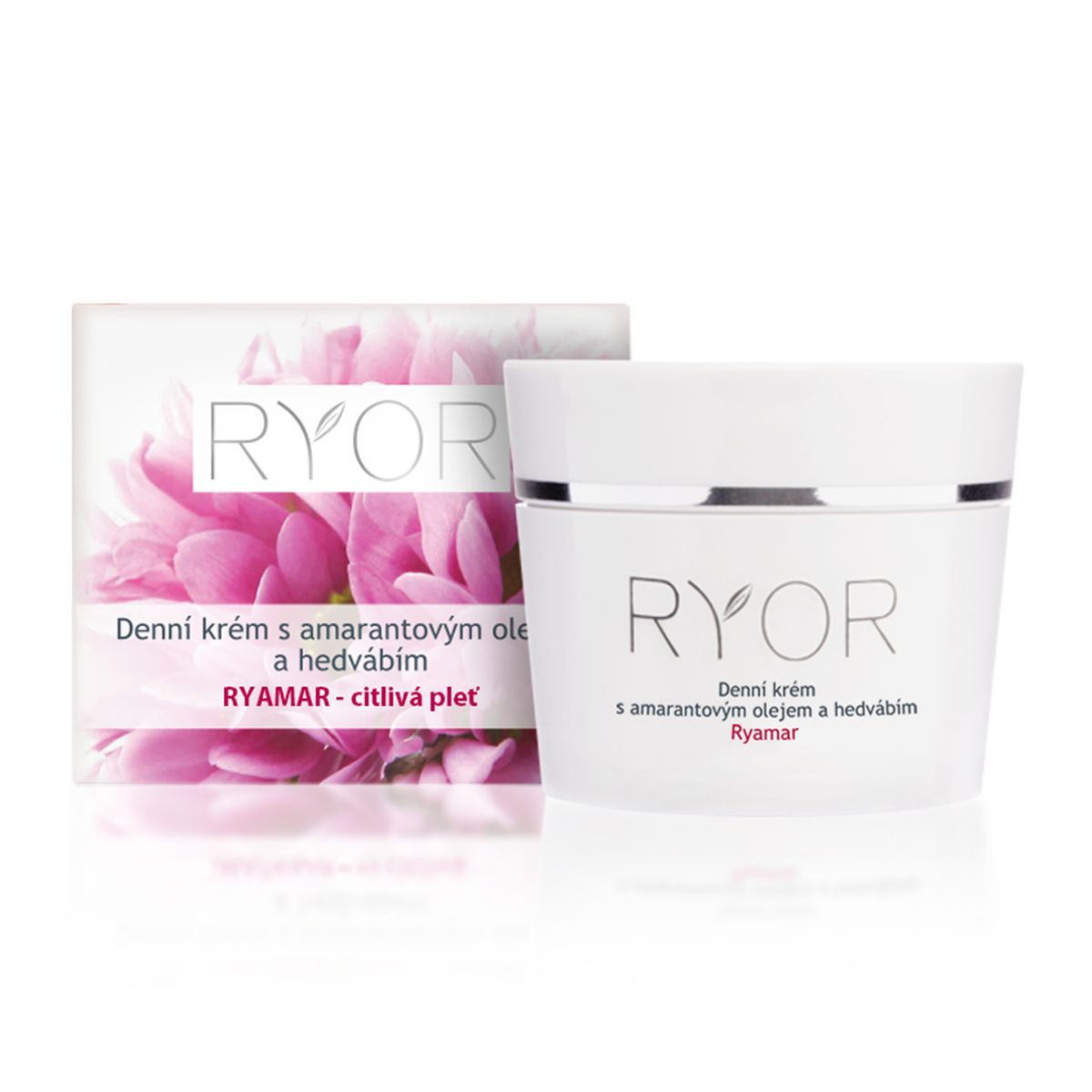 Ryor - Cremă de zi cu ulei de amarant și mătase - 50 ml