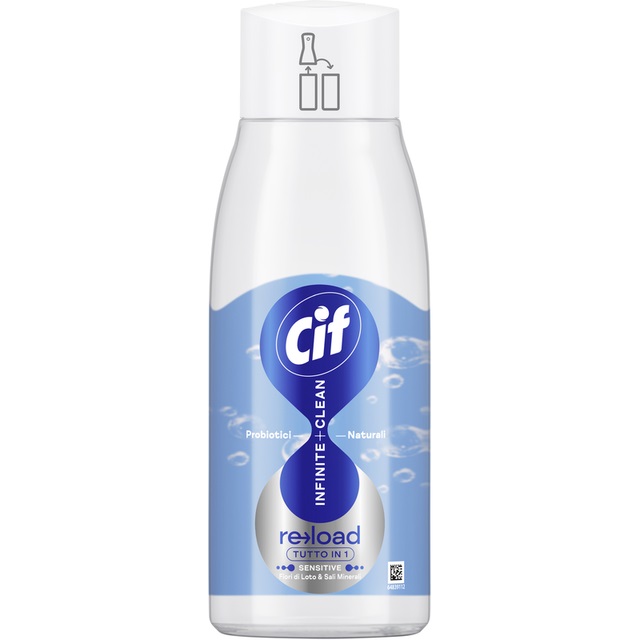 Rezervă spray Cif 590ml Infinite Clean Blue Bucs