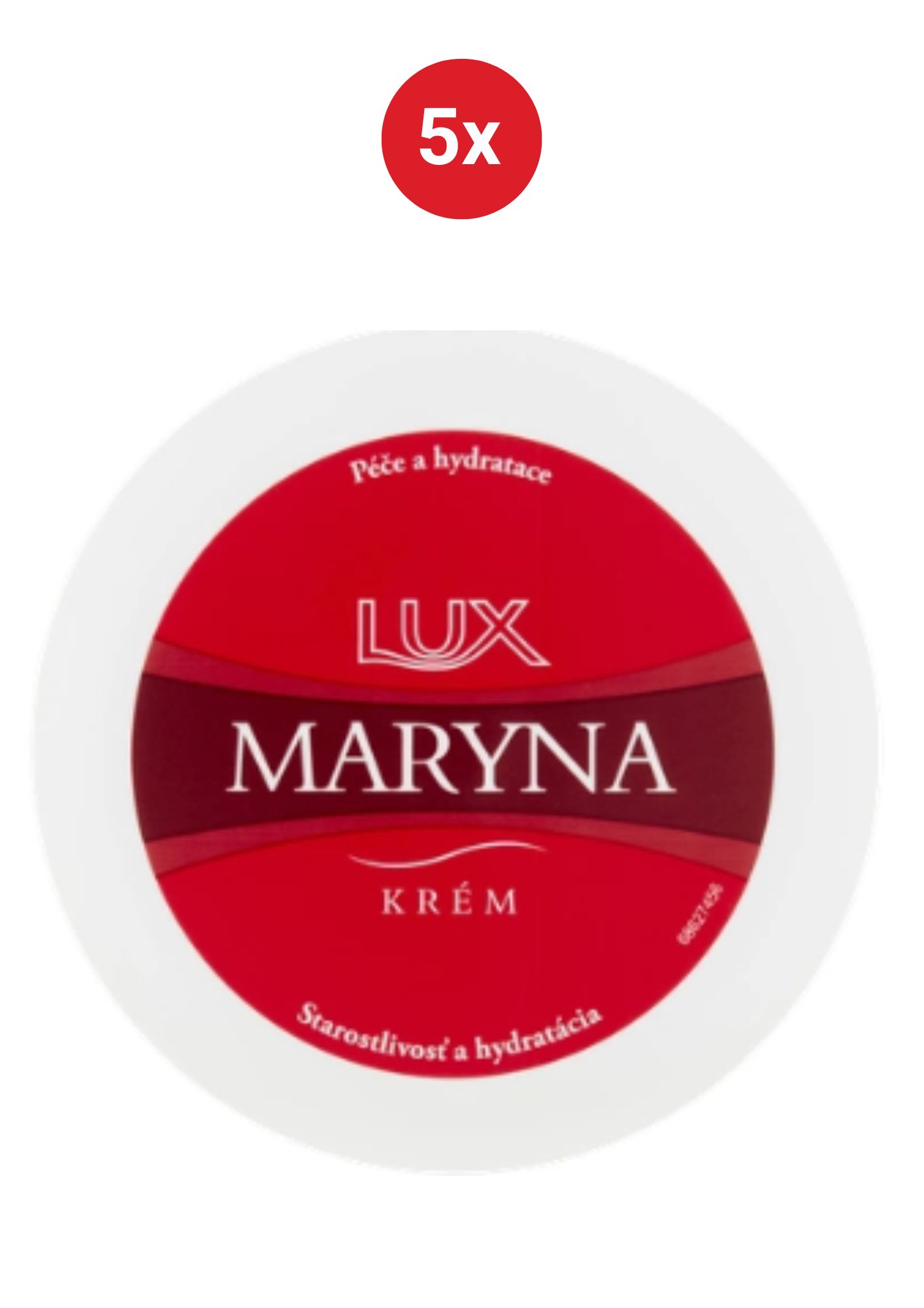 Cremă de piele Lux Maryna, îngrijire și hidratare, 5x75 ml