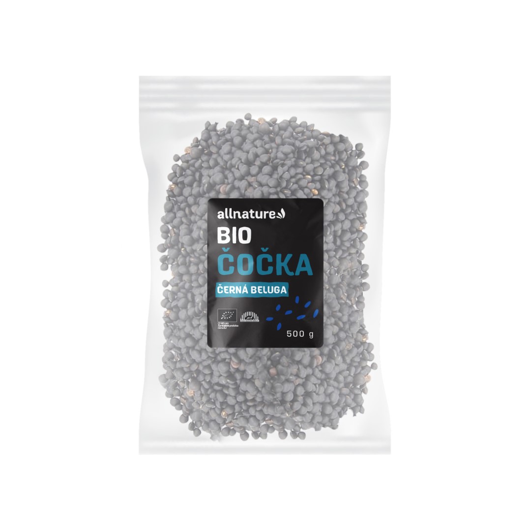 Linte beluga neagră organică Allnature 500 g